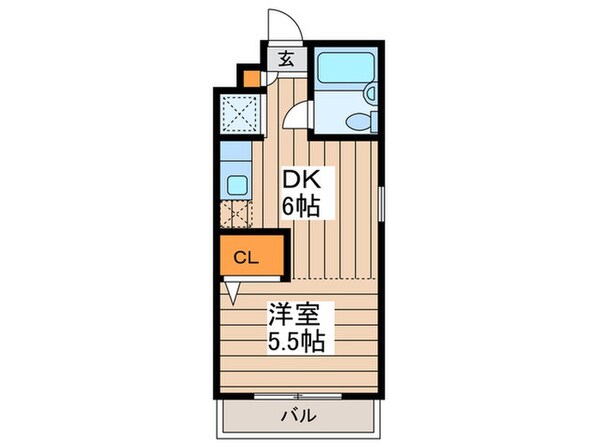 グランメ－ル栗山の物件間取画像